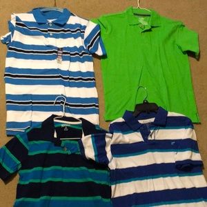 Lot of 4 Boys 14/16 Polos most NWT #112503